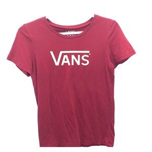 maroon vans t-shirt